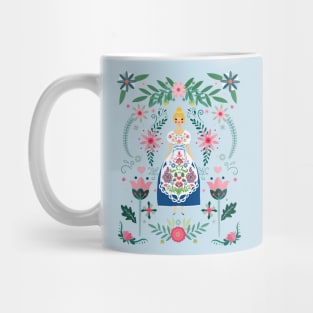 Fairy Tale Folk Art Garden Mug